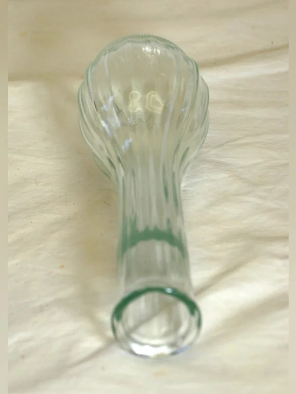 Glass Bud Vase in Light Green - Home Accents